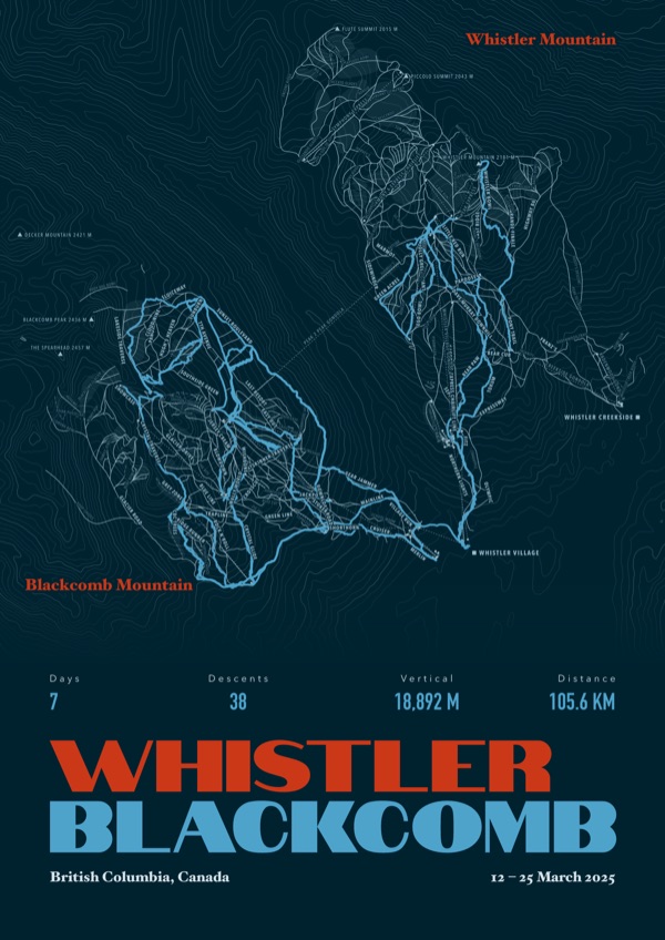 Whistler Blackcomb example print
